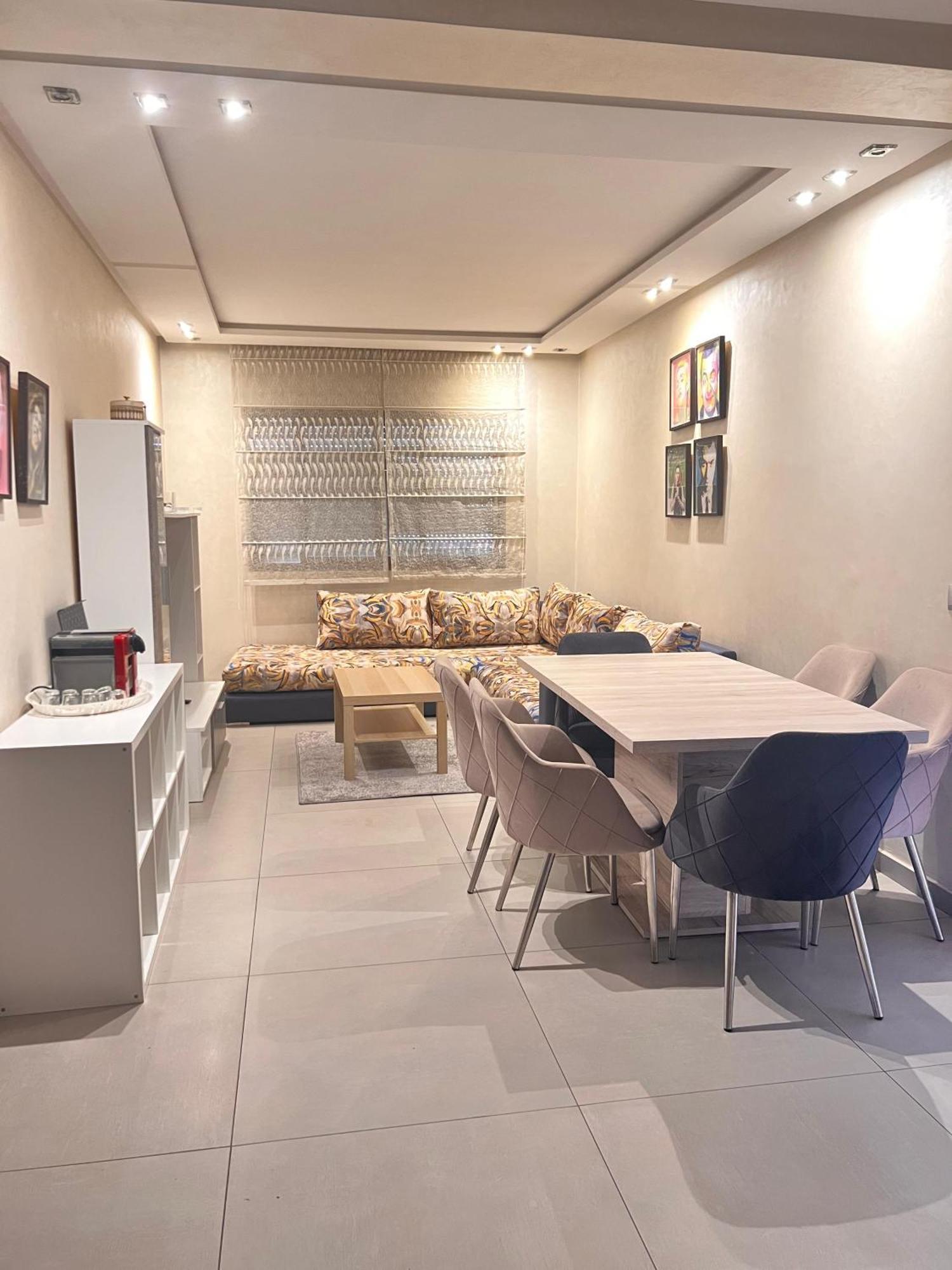 Superbe Appart Ensoleillé FibreO+Netflix+Parking Casablanca Esterno foto